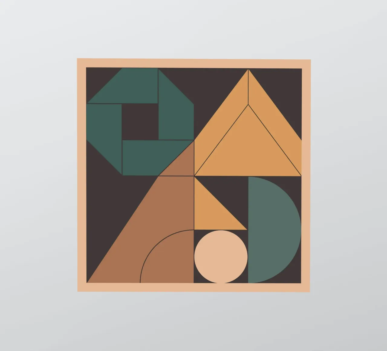 Retro Geometry adesivo da Gaite