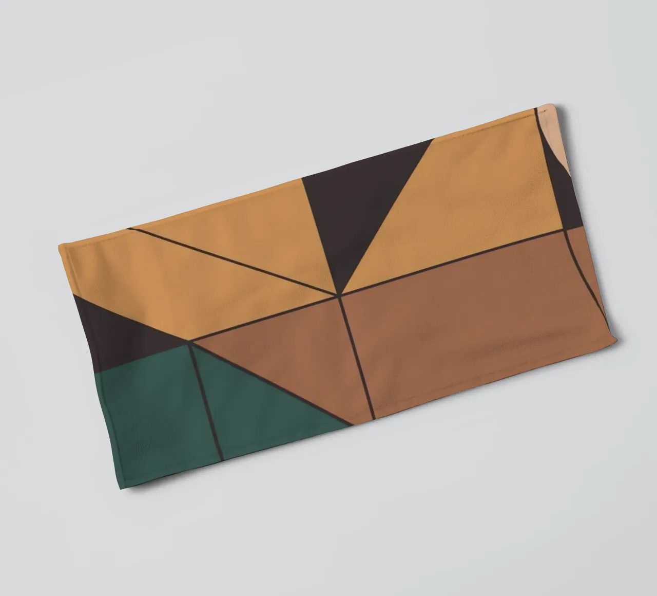 Retro geometrie badhanddoek van Gaite