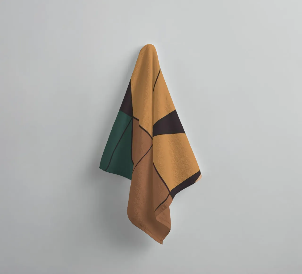 Retro geometrie badhanddoek van Gaite