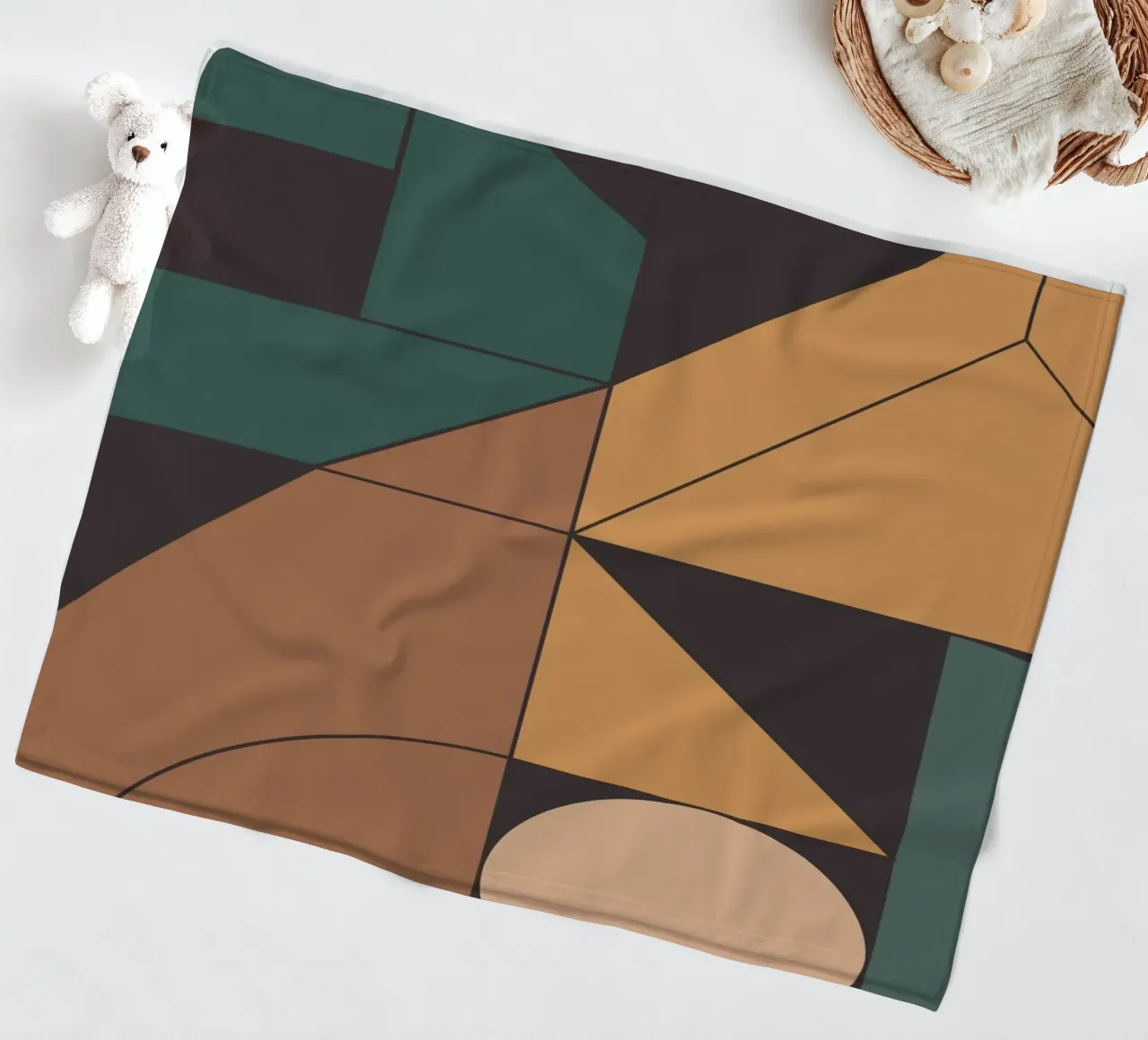 Retro Geometry coperta in pile da Gaite