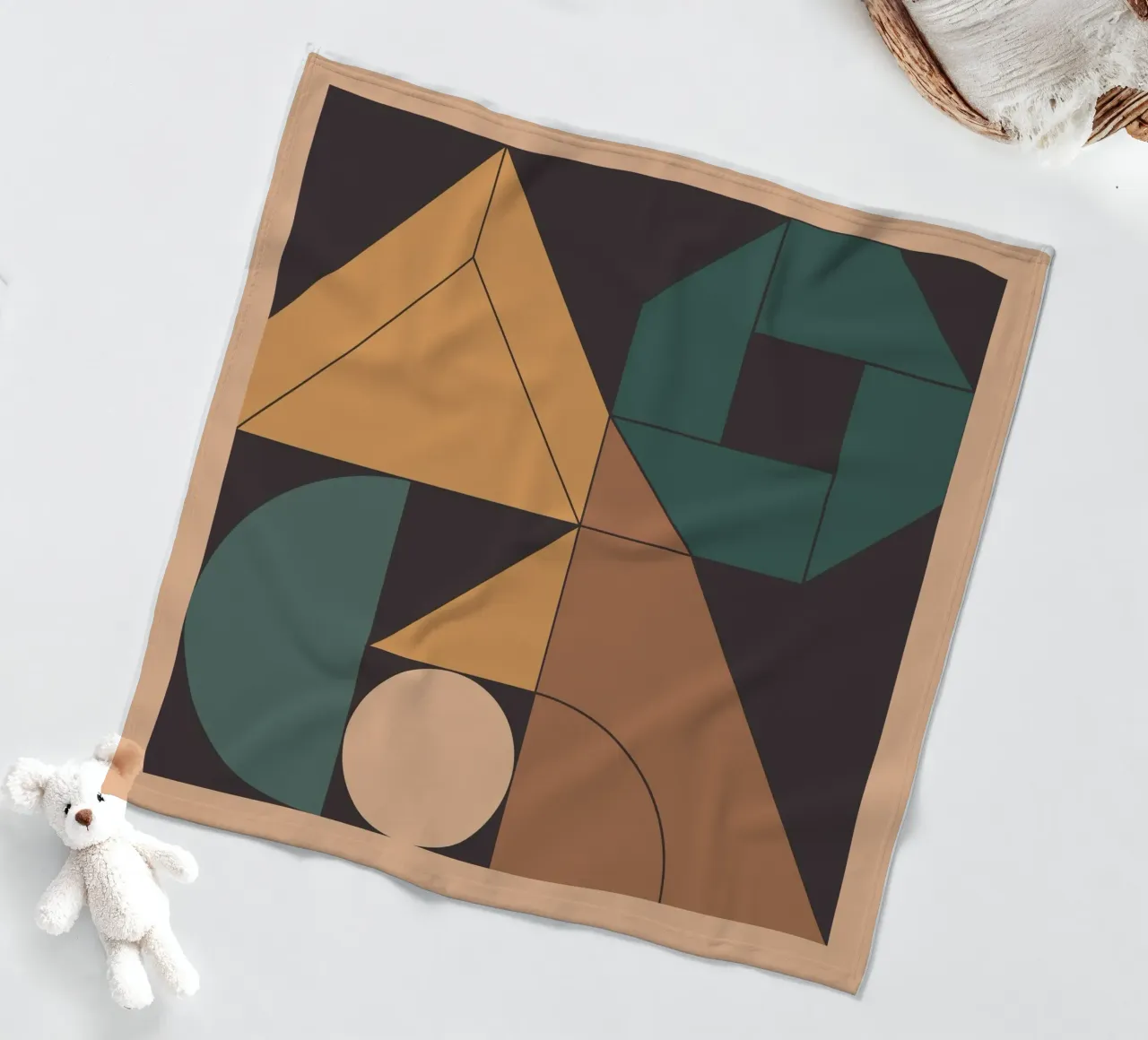 Retro Geometry coperta in pile da Gaite