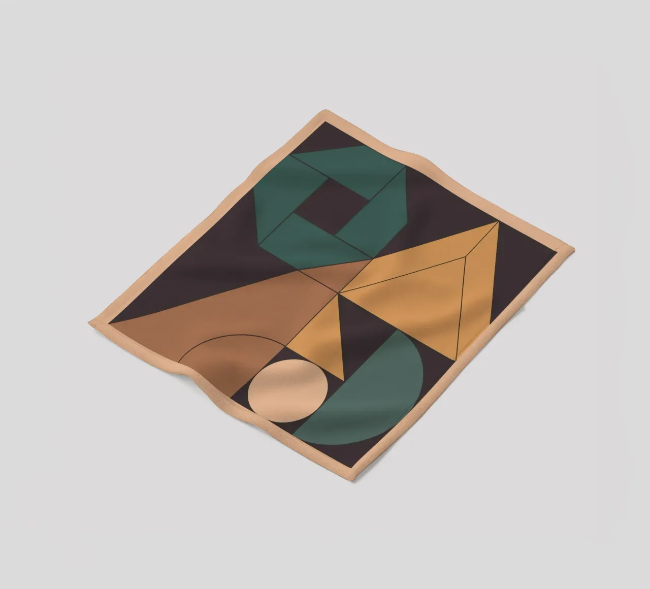 Retro Geometry coperta in pile da Gaite