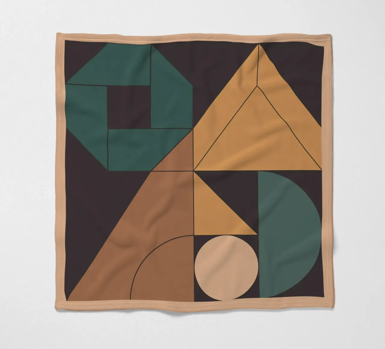 Retro Geometry coperta in pile da Gaite