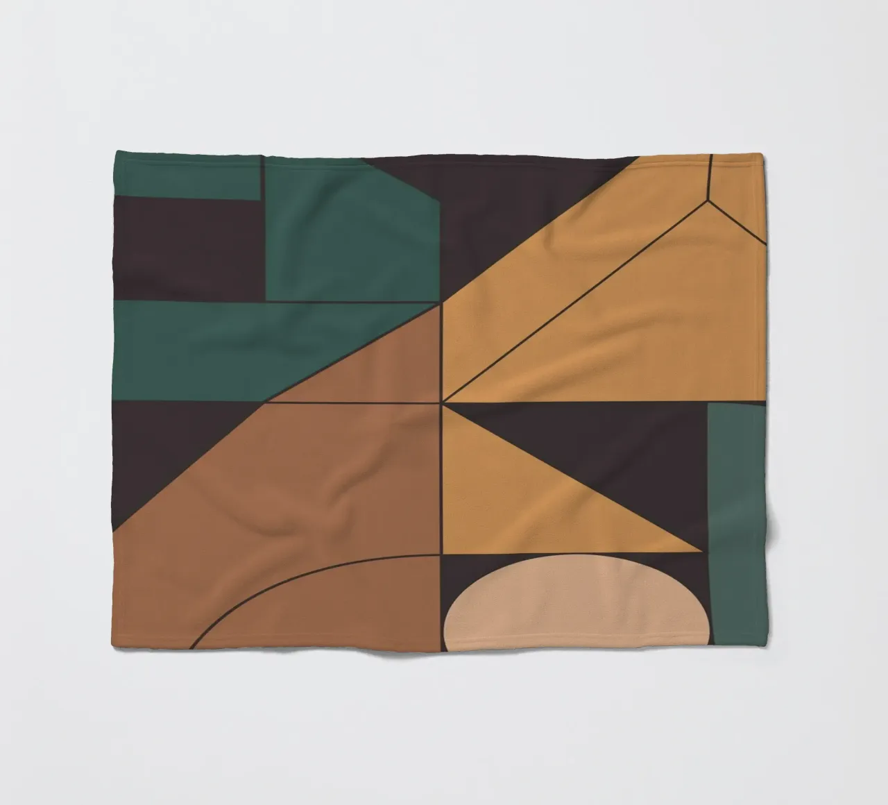 Retro Geometry coperta in pile da Gaite