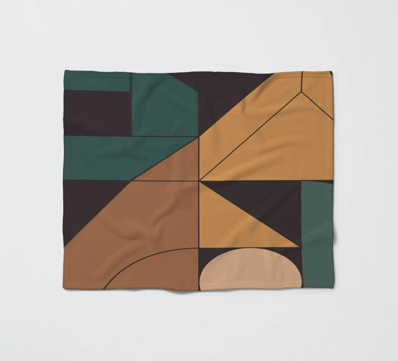 Retro Geometry coperta in pile da Gaite