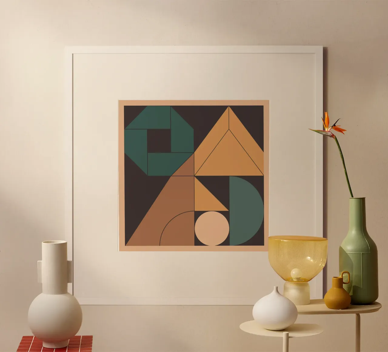 Retro Geometry poster da Gaite