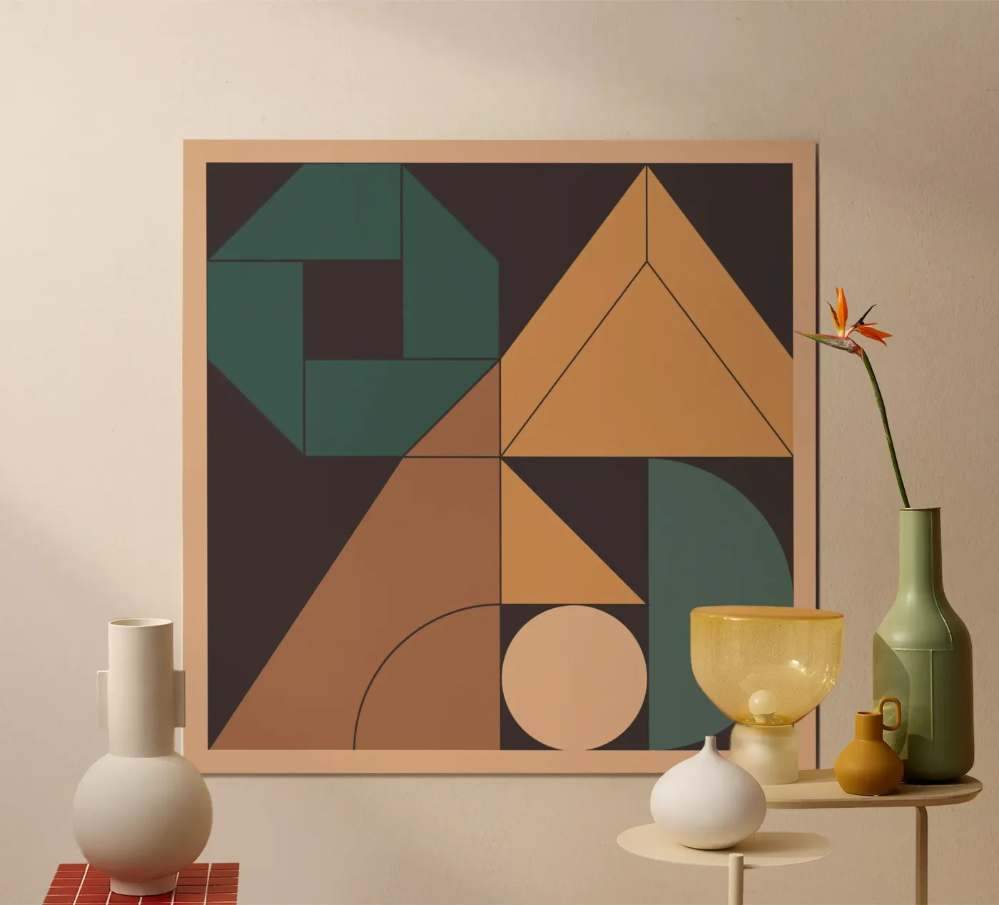 Retro Geometry poster da Gaite