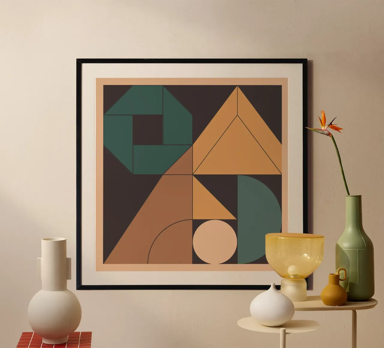 Retro Geometry poster da Gaite