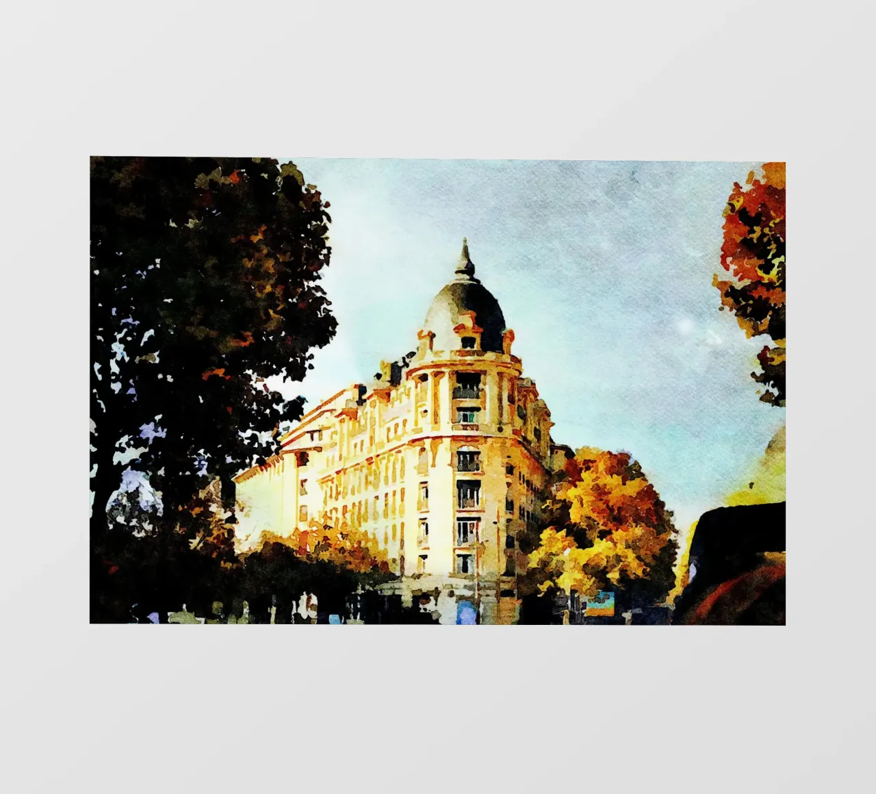 A Parigi pellicola backlit da Massimo Frascogna