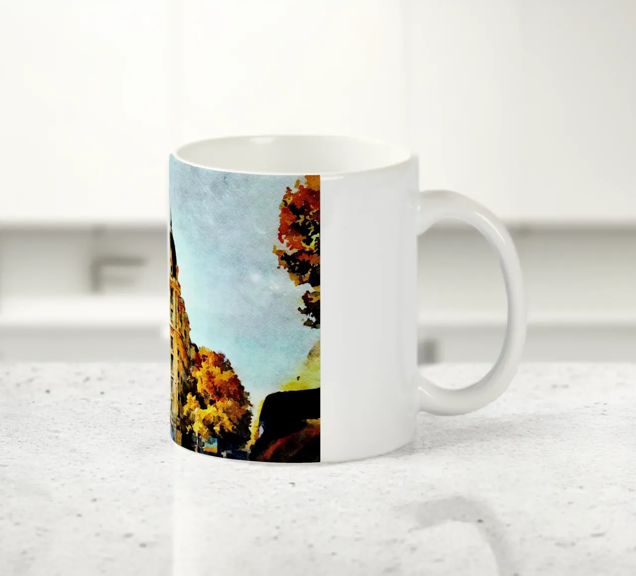 A Parigi tazza in ceramica da Massimo Frascogna