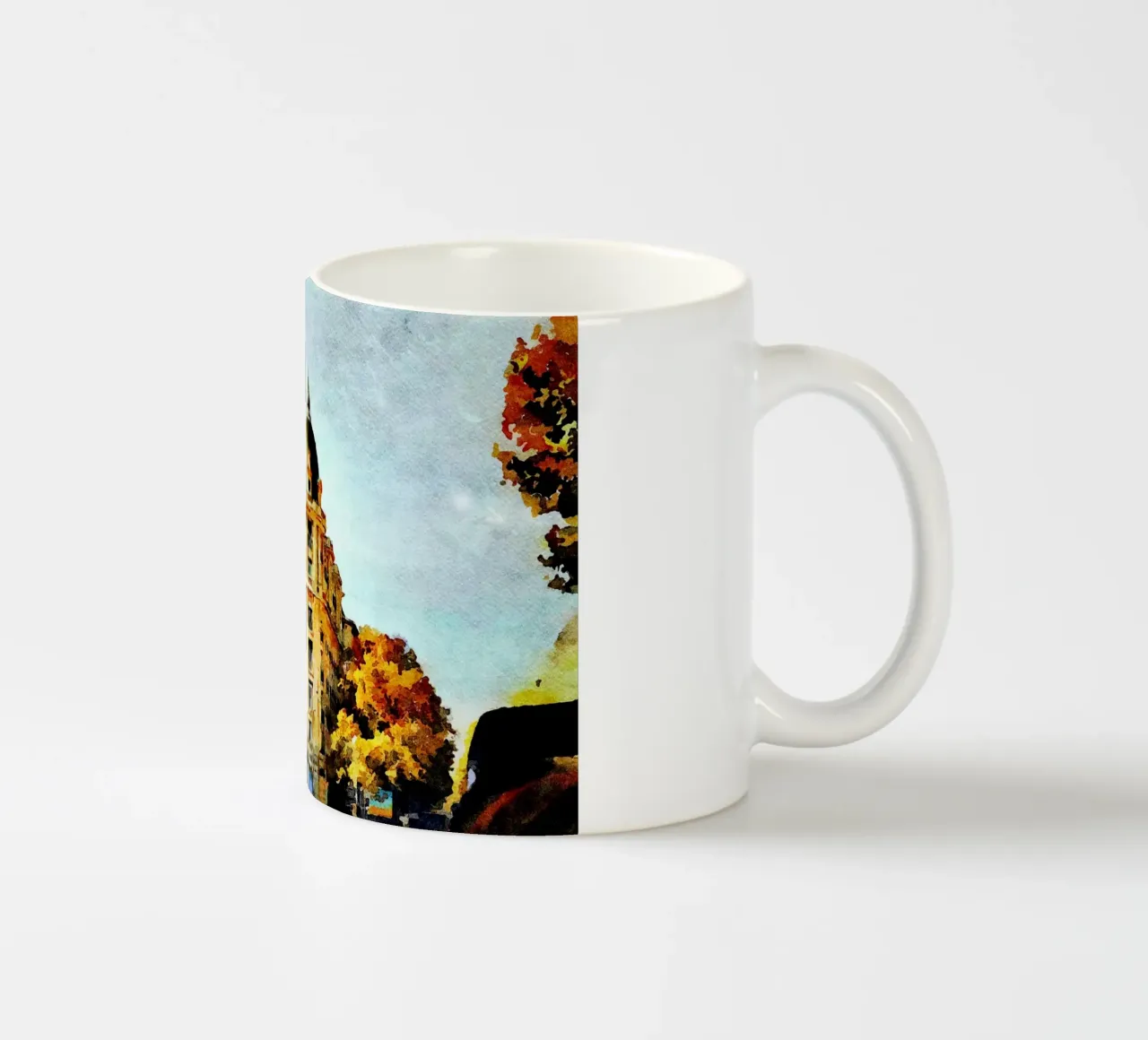 A Parigi tazza in ceramica da Massimo Frascogna