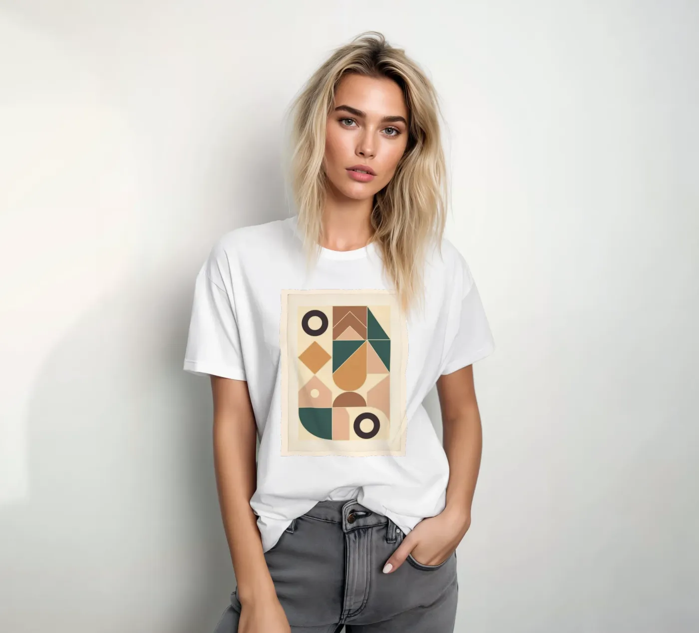 Structured Forms t-shirt by Gaite