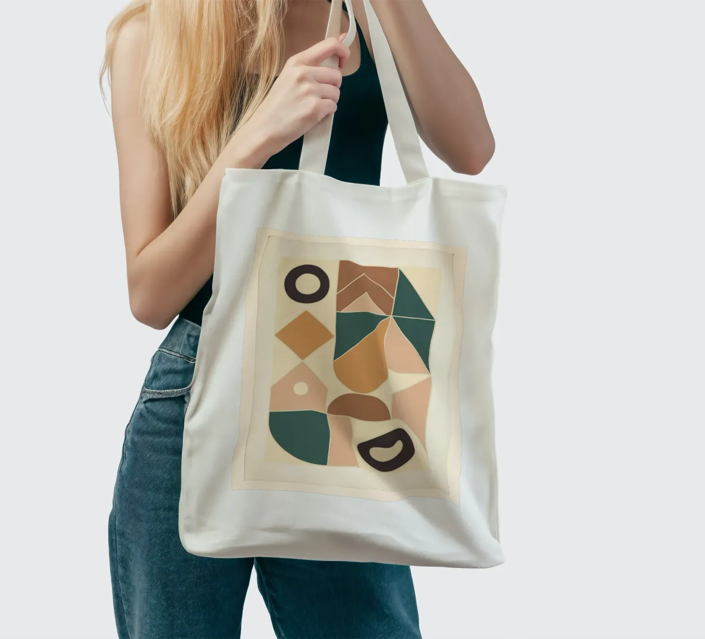 Moduli strutturati borsa in juta da Gaite