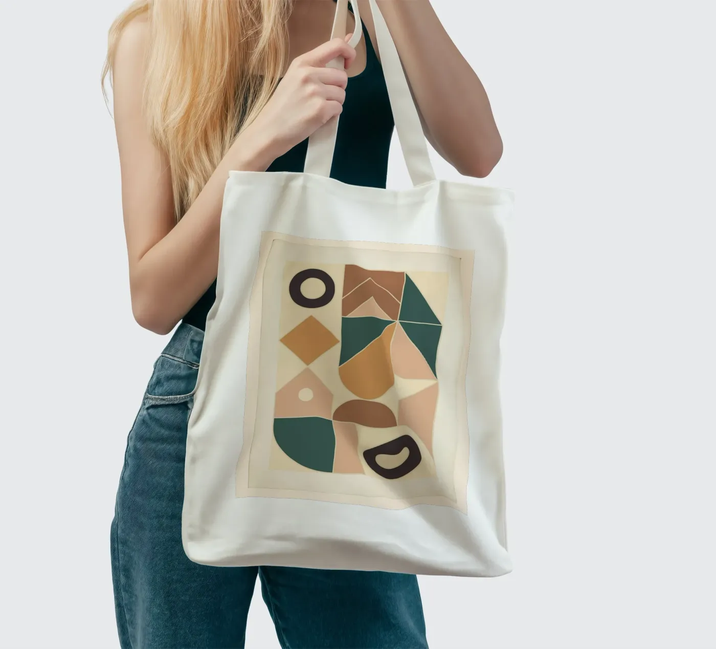 Structured Forms tote bag by Gaite