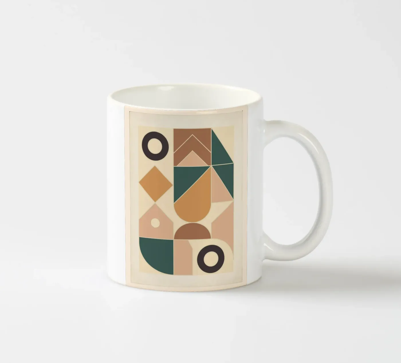 Structured Forms ceramic mug by Gaite
