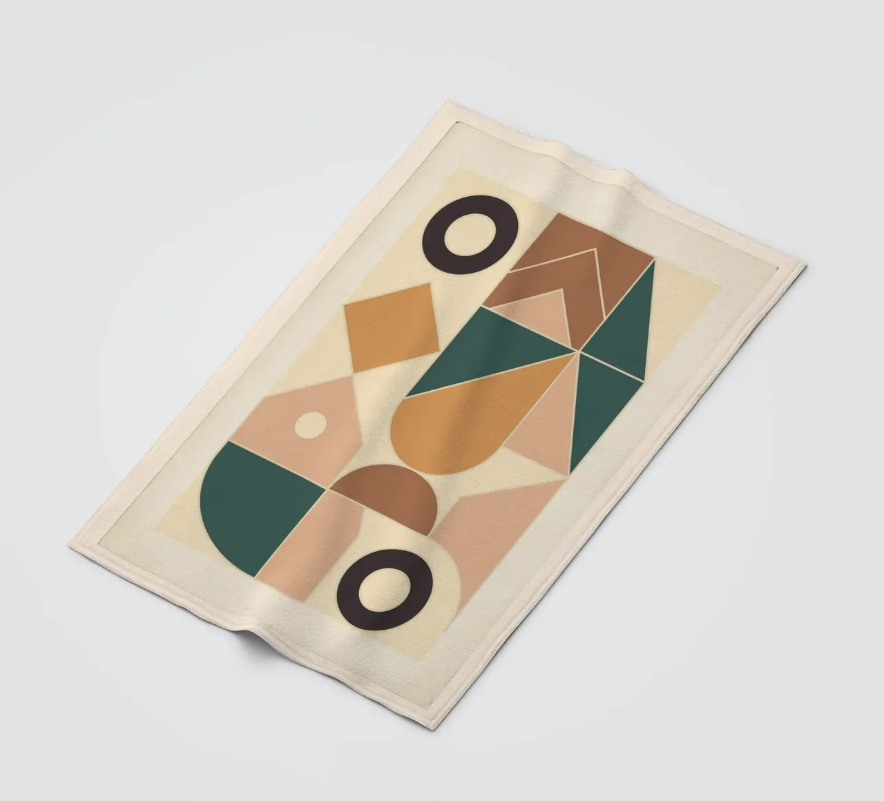 Structured Forms fleece blanket by Gaite