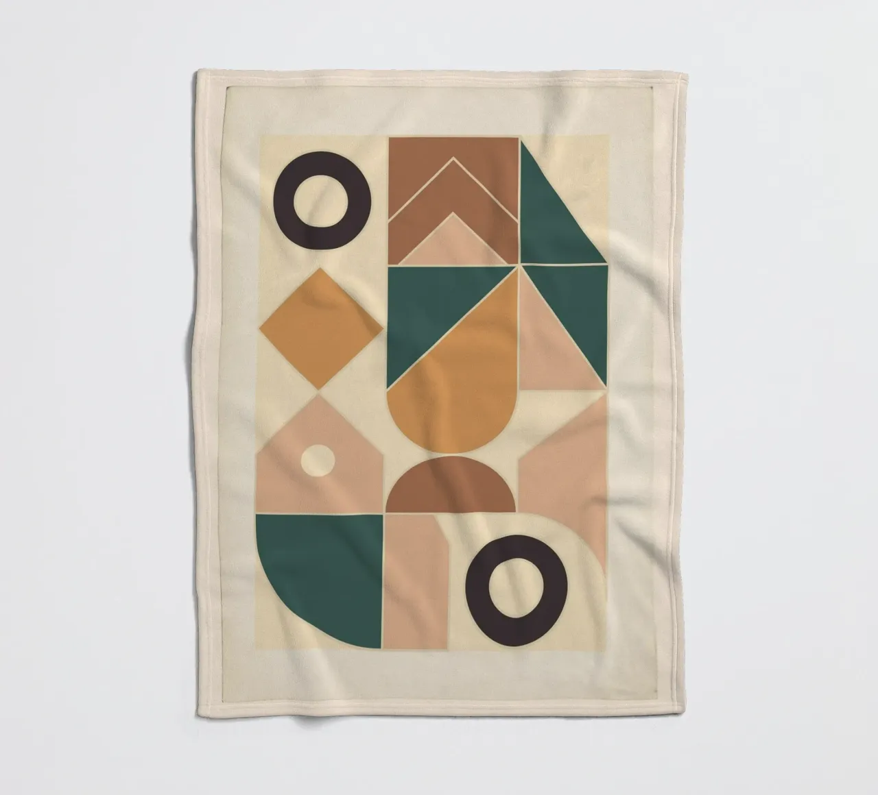 Structured Forms fleece blanket by Gaite