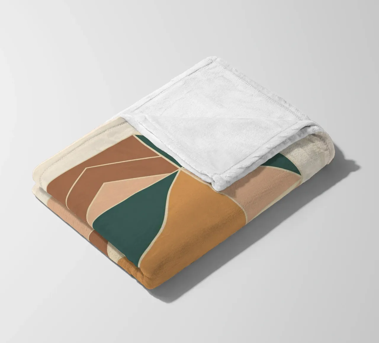 Structured Forms fleece blanket by Gaite