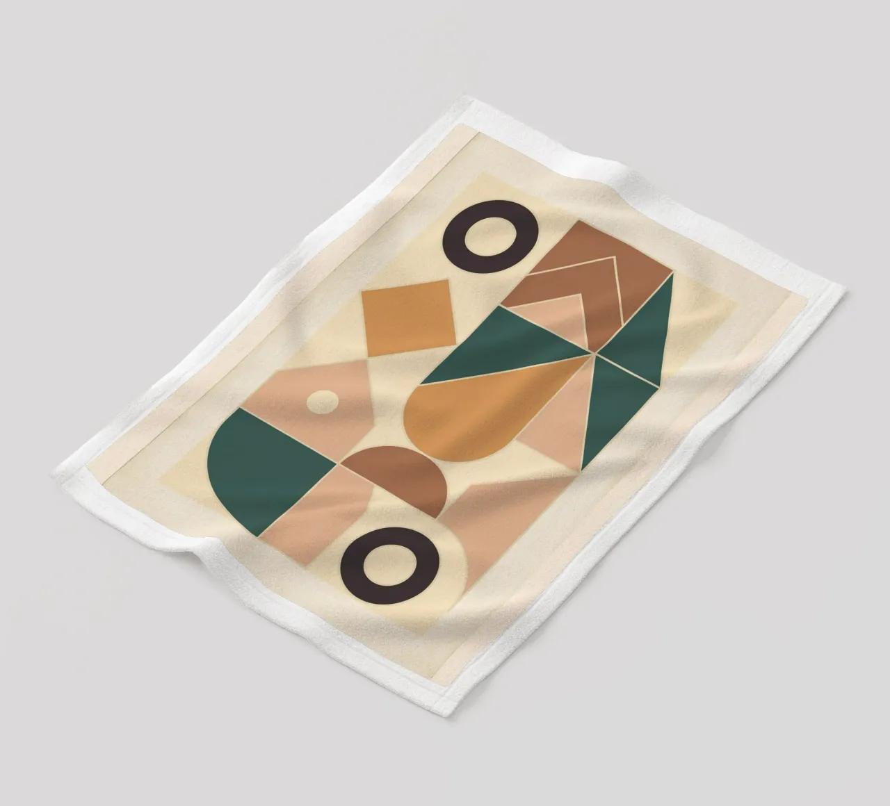 Structured Forms fleece blanket by Gaite