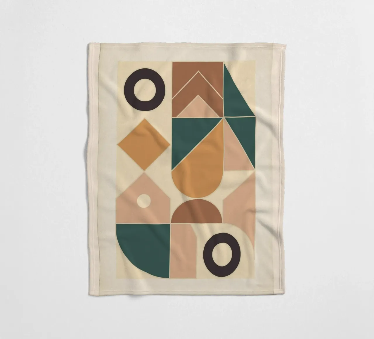 Structured Forms fleece blanket by Gaite