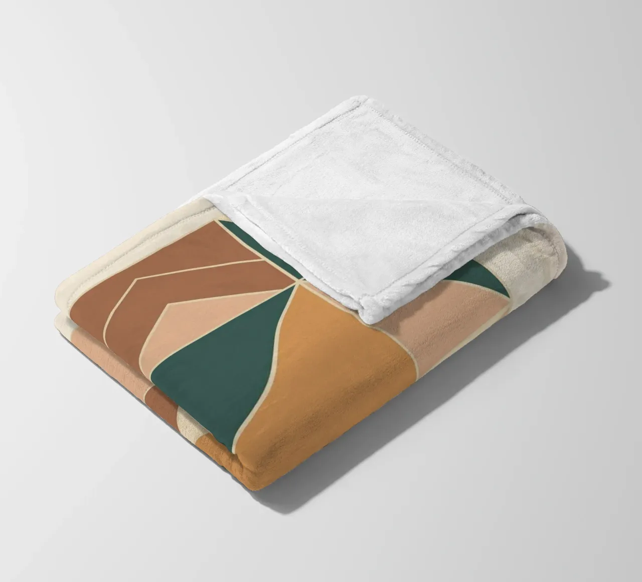 Structured Forms fleece blanket by Gaite