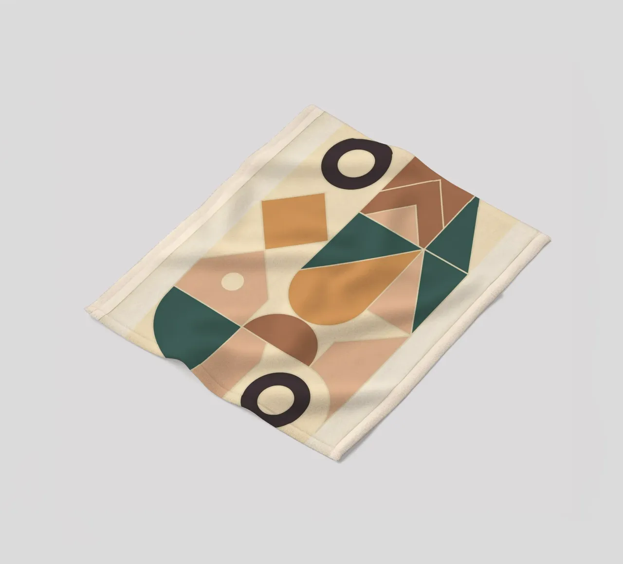Structured Forms fleece blanket by Gaite