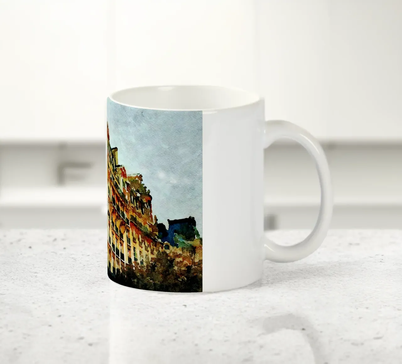A Parigi tazza in ceramica da Massimo Frascogna
