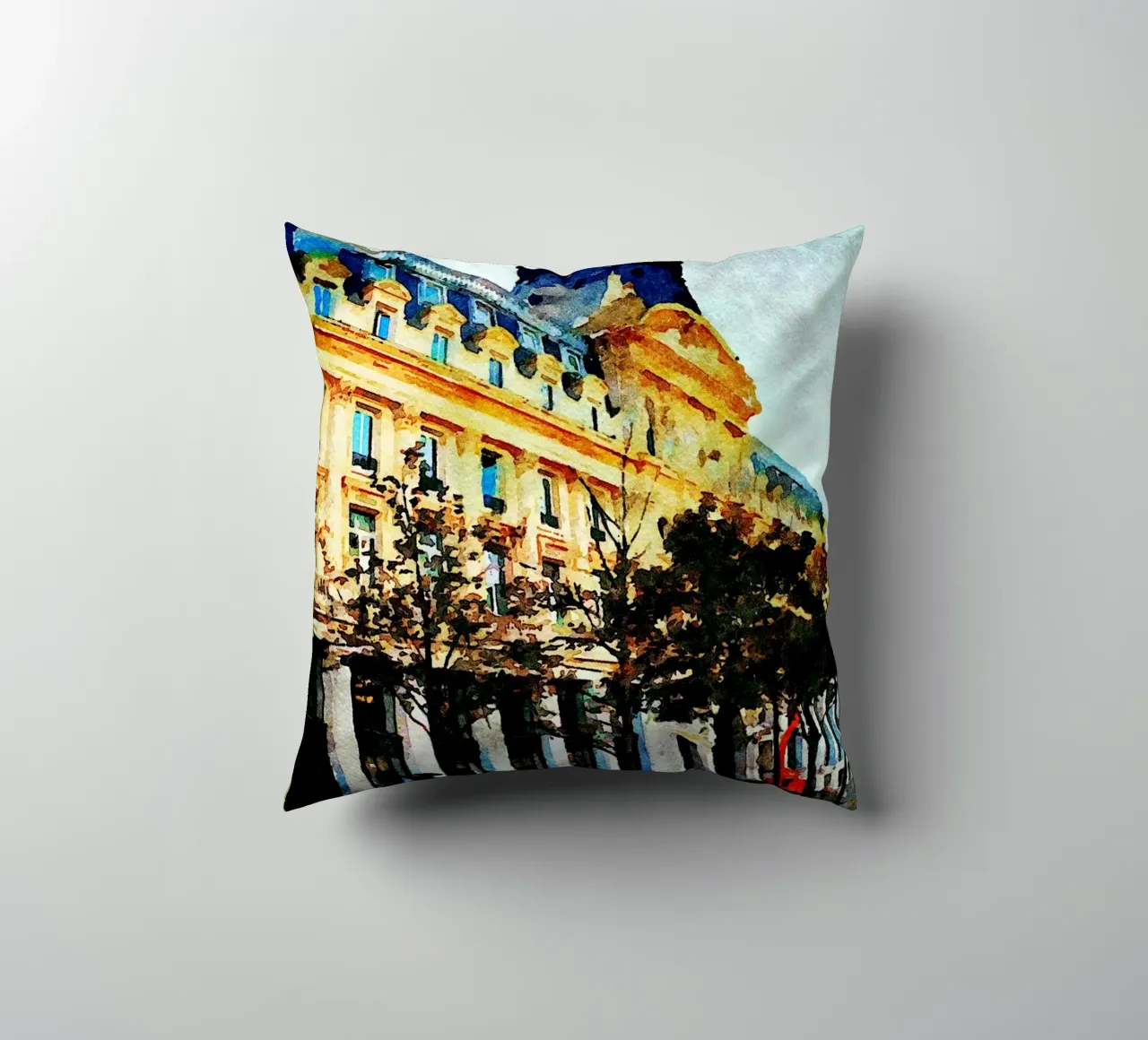 A Parigi cuscino da Massimo Frascogna
