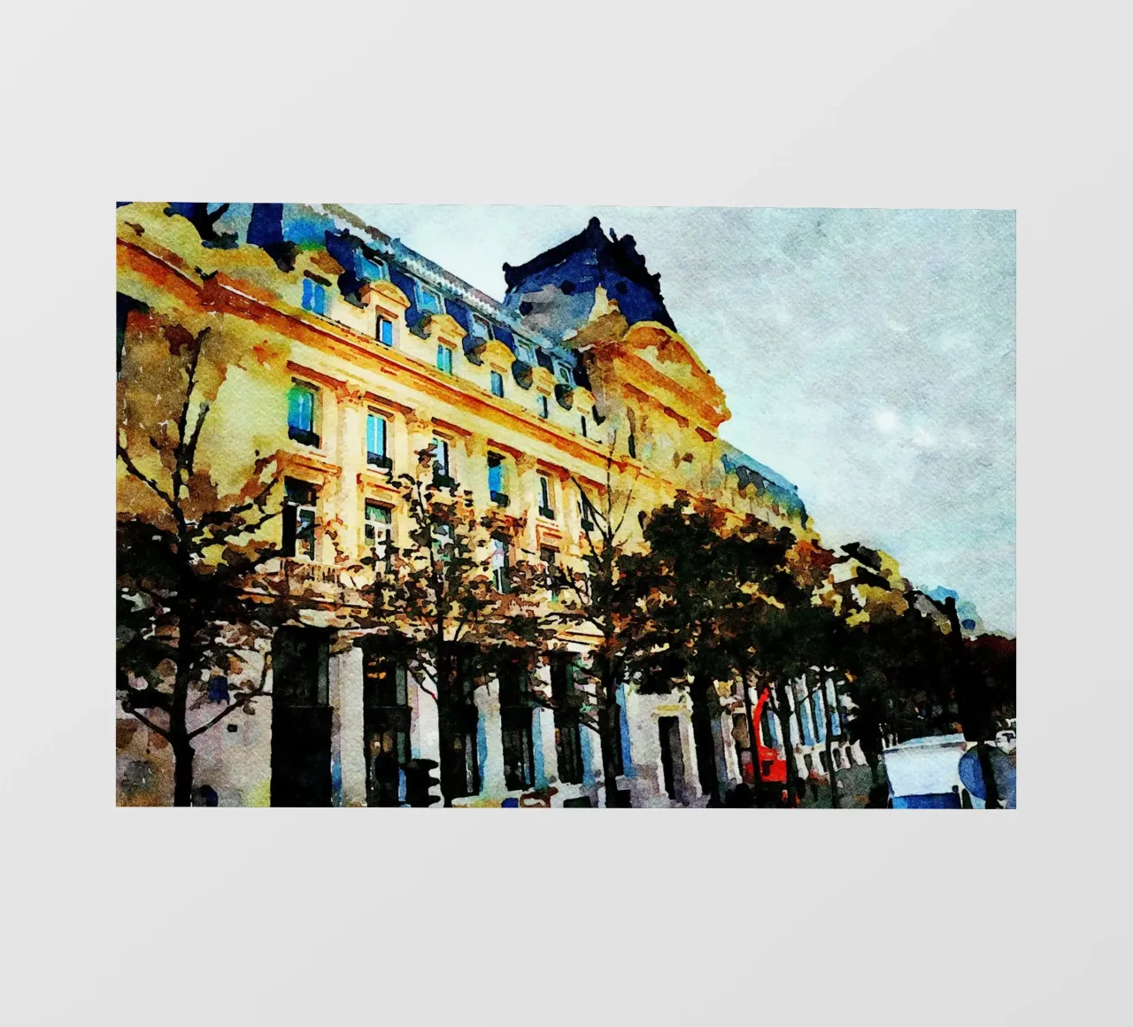 A Parigi telo in pvc da Massimo Frascogna
