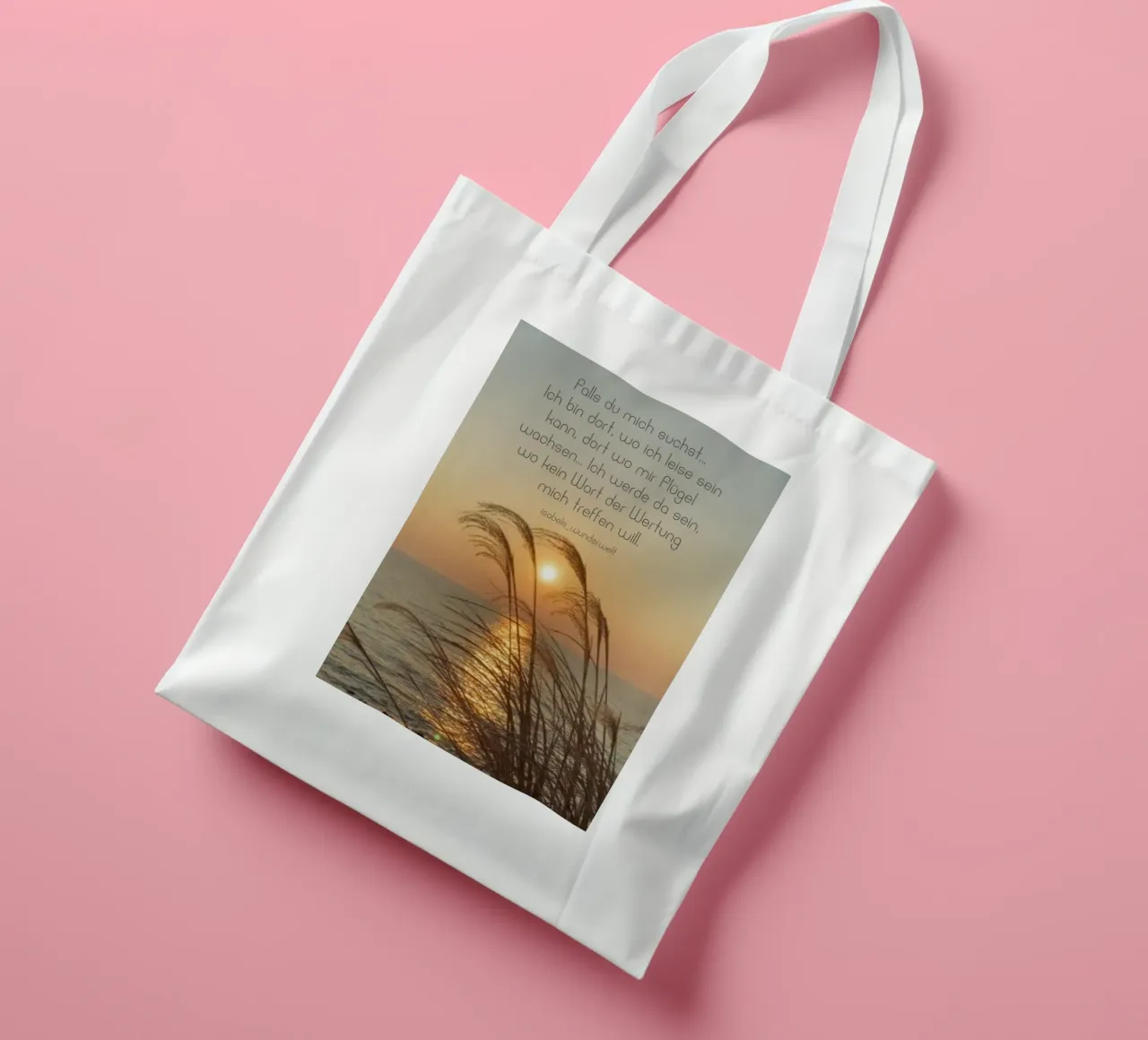 Falls du mich suchst borsa in juta da AESTHETIC VIBES by Isabel