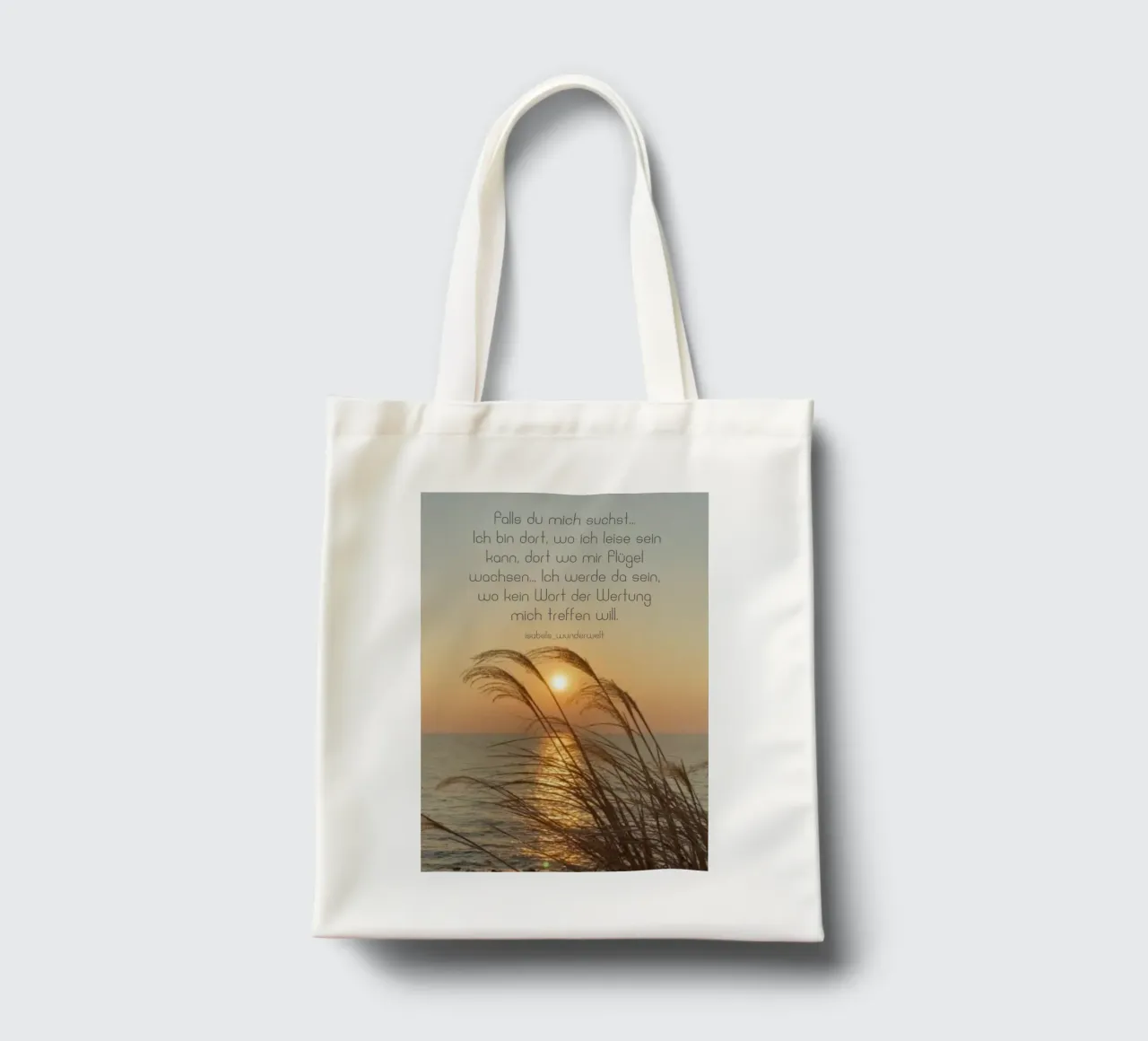 Falls du mich suchst borsa in juta da AESTHETIC VIBES by Isabel