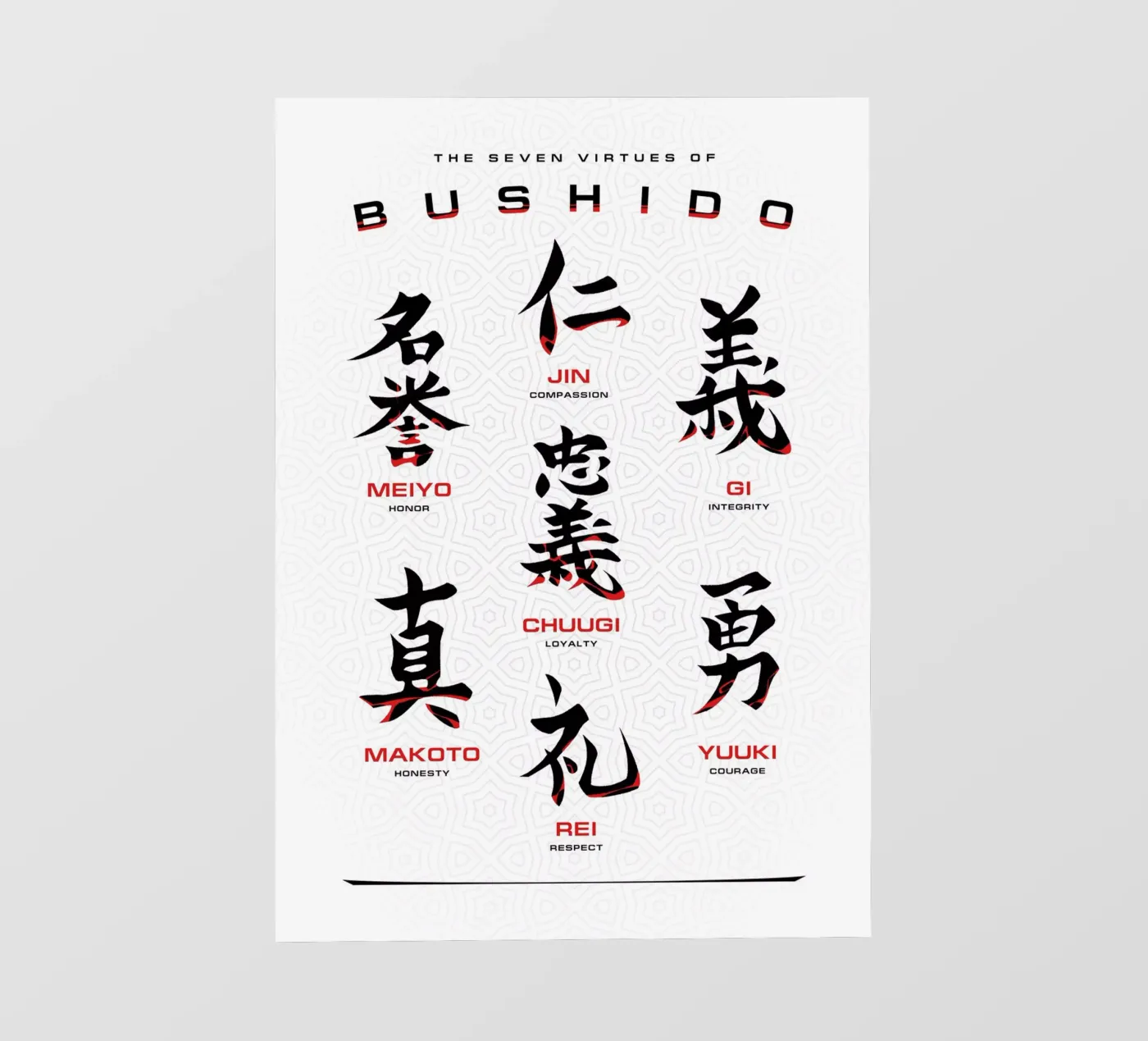 Bushido Code film rétro-éclairé de nabakumov