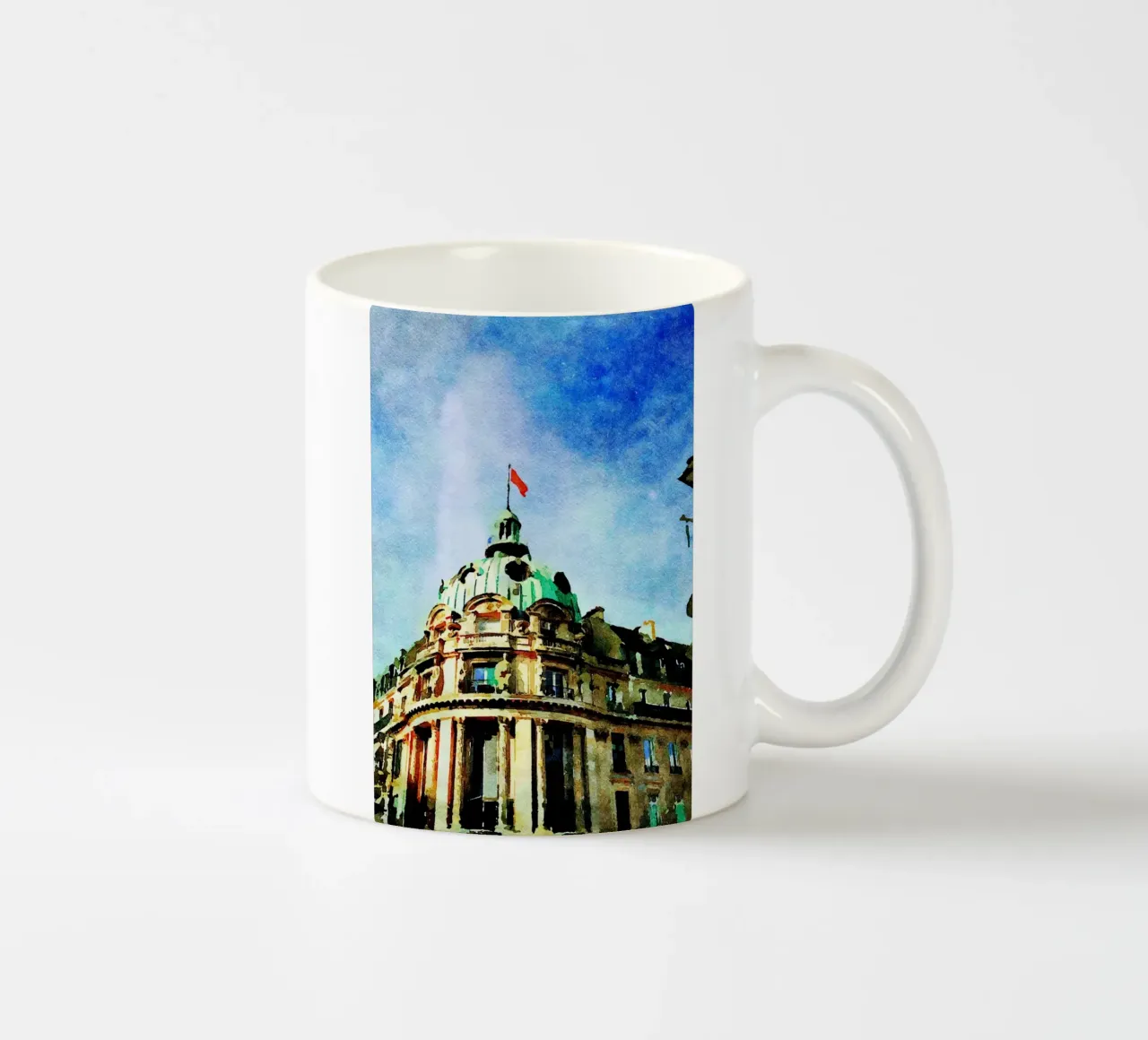 A Parigi tazza in ceramica da Massimo Frascogna