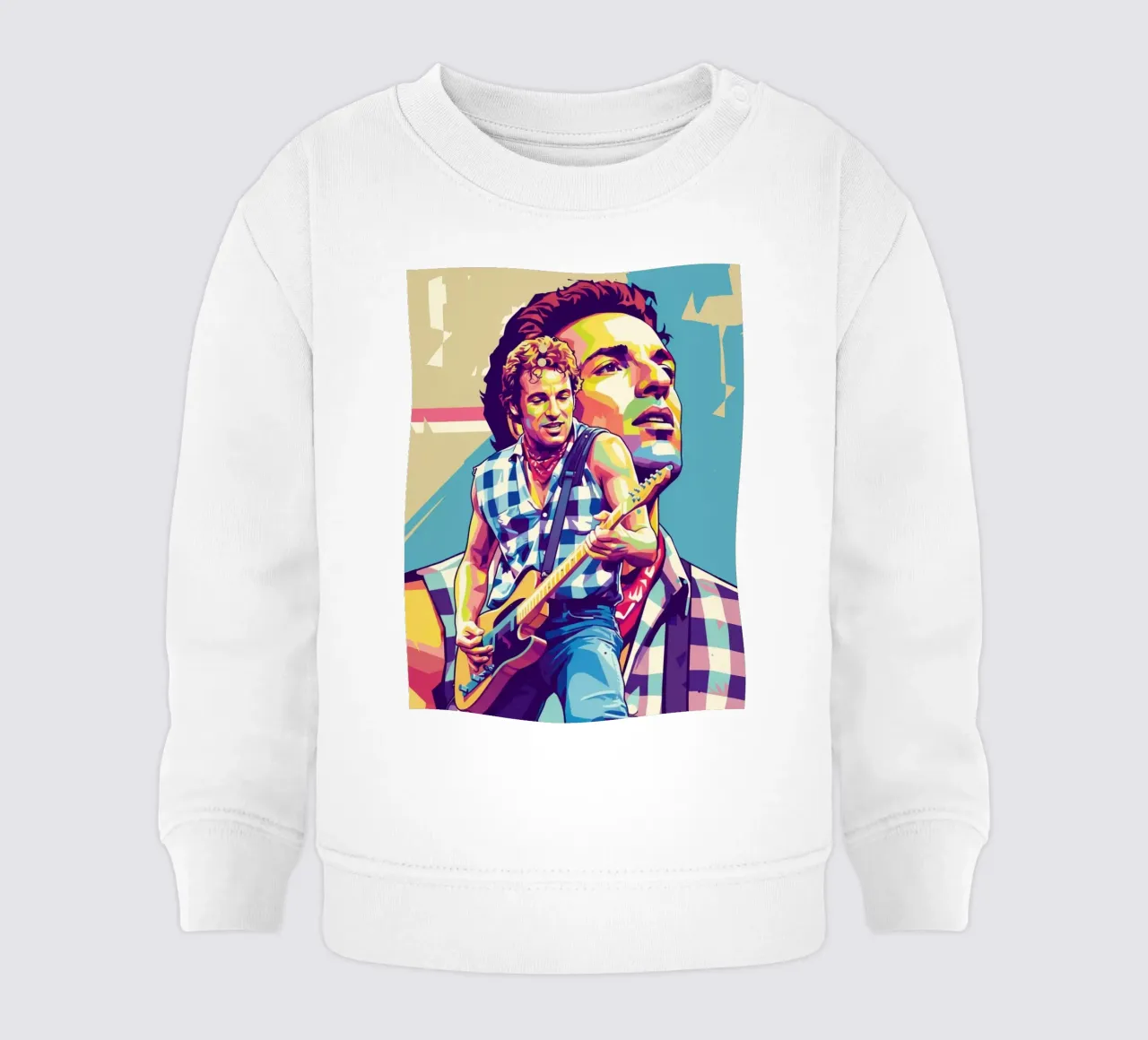 Bruce Springsteen pop art felpa neonato da Hantamrata