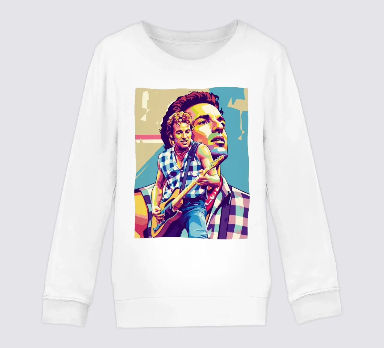 Bruce Springsteen pop art felpa bambino da Hantamrata