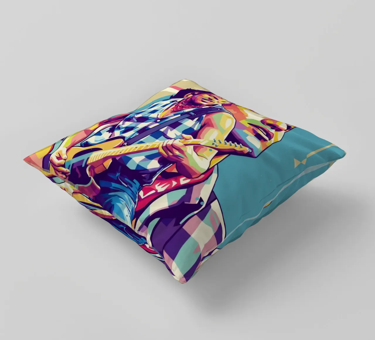 Bruce Springsteen pop art cuscino da Hantamrata
