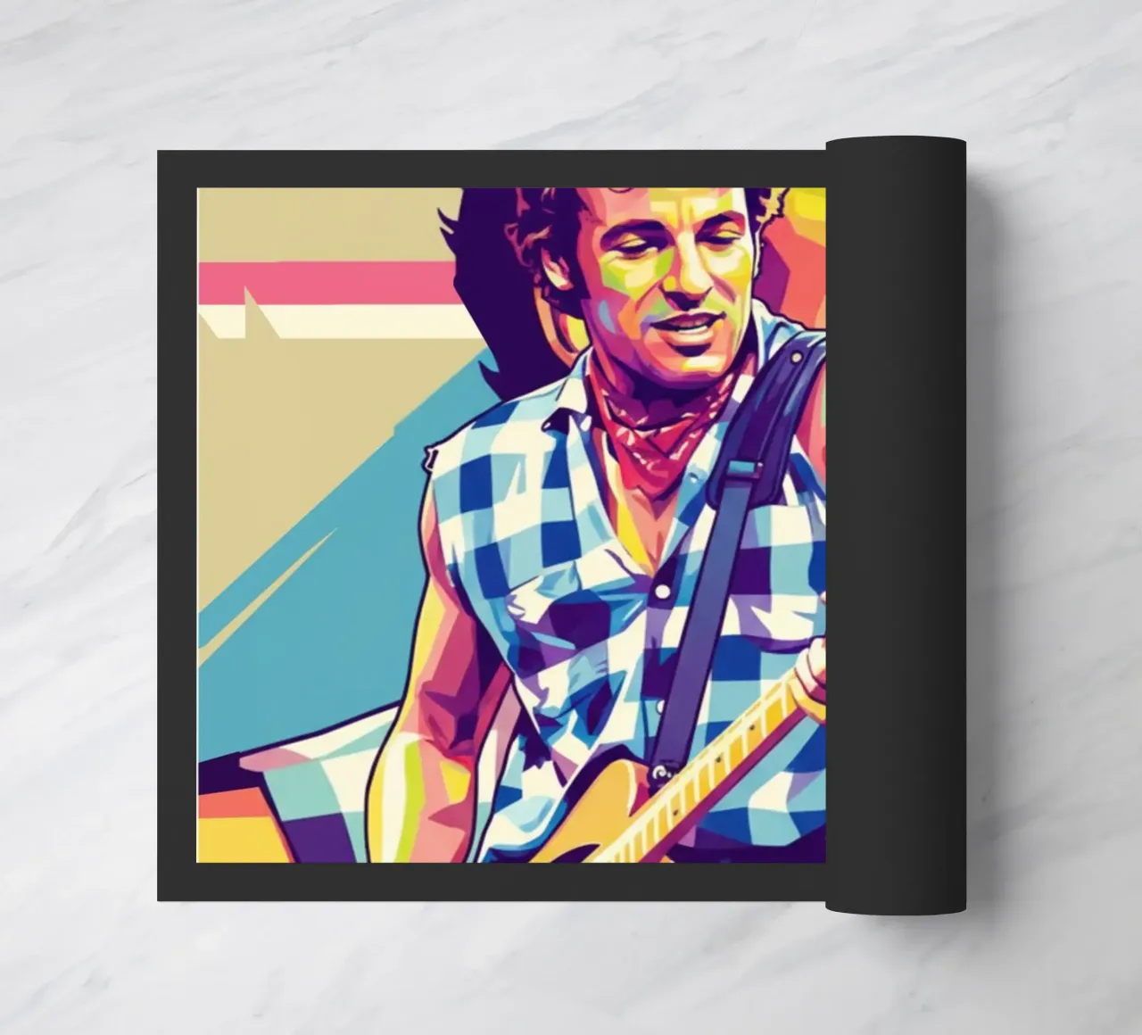 Bruce Springsteen pop art zerbino da Hantamrata