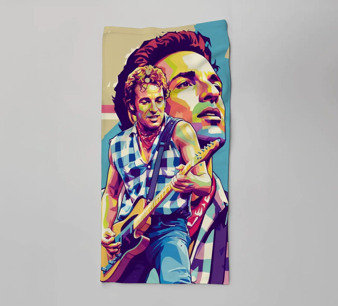 Bruce Springsteen pop art asciugamano da bagno da Hantamrata