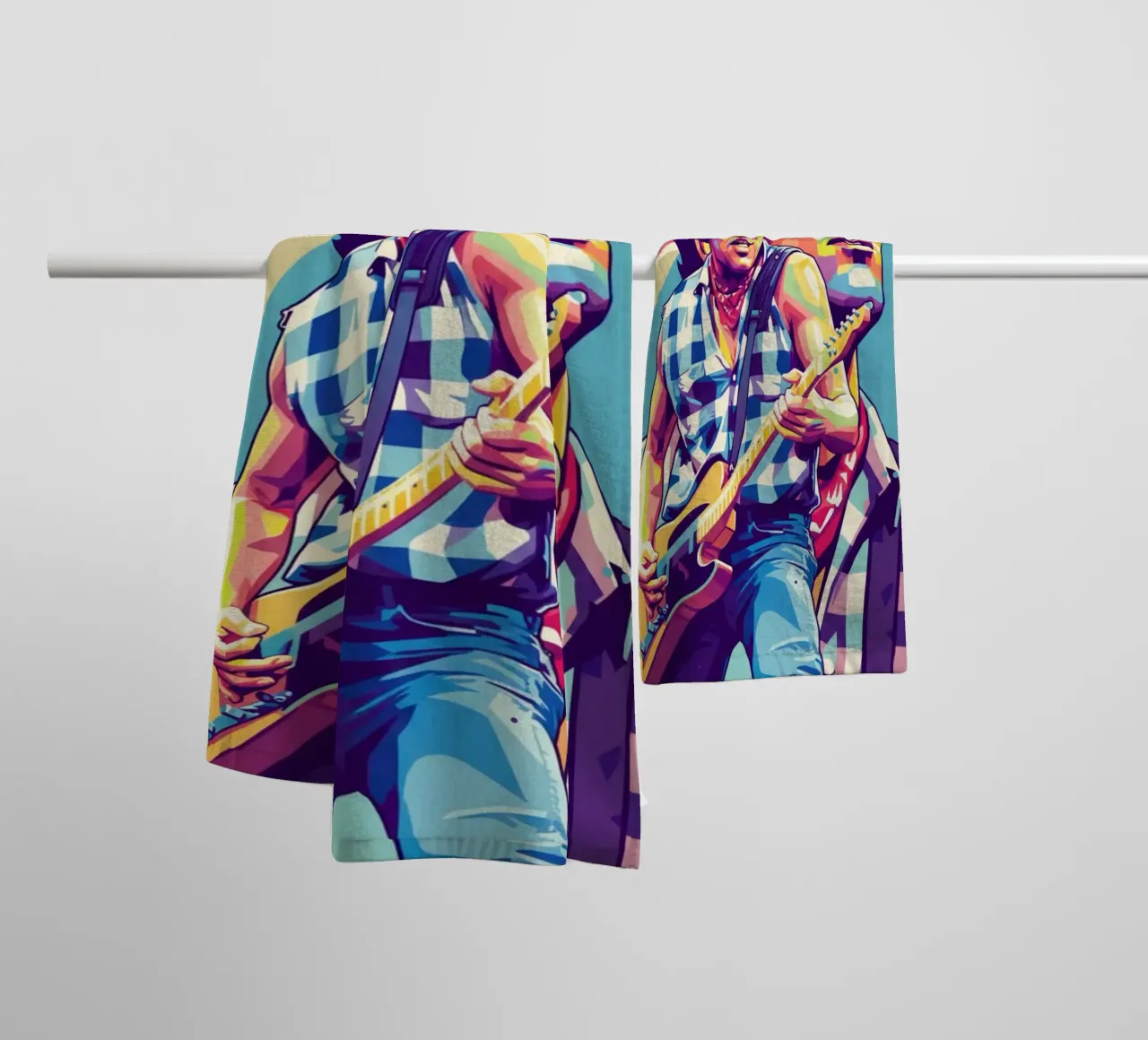 Bruce Springsteen pop art asciugamano da bagno da Hantamrata