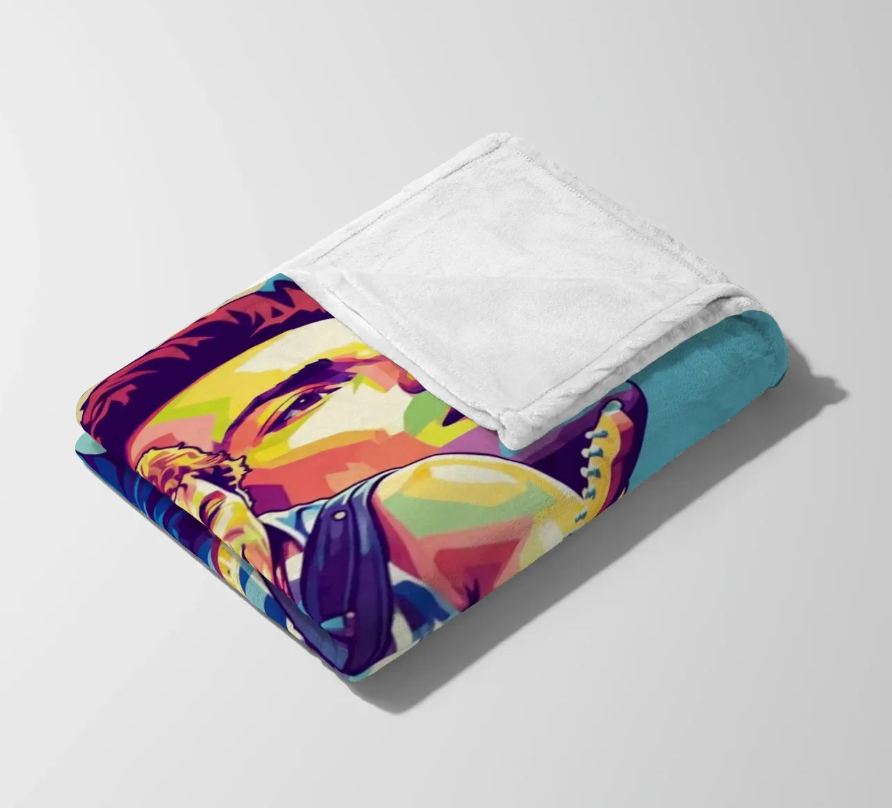 Bruce Springsteen pop art coperta in pile da Hantamrata