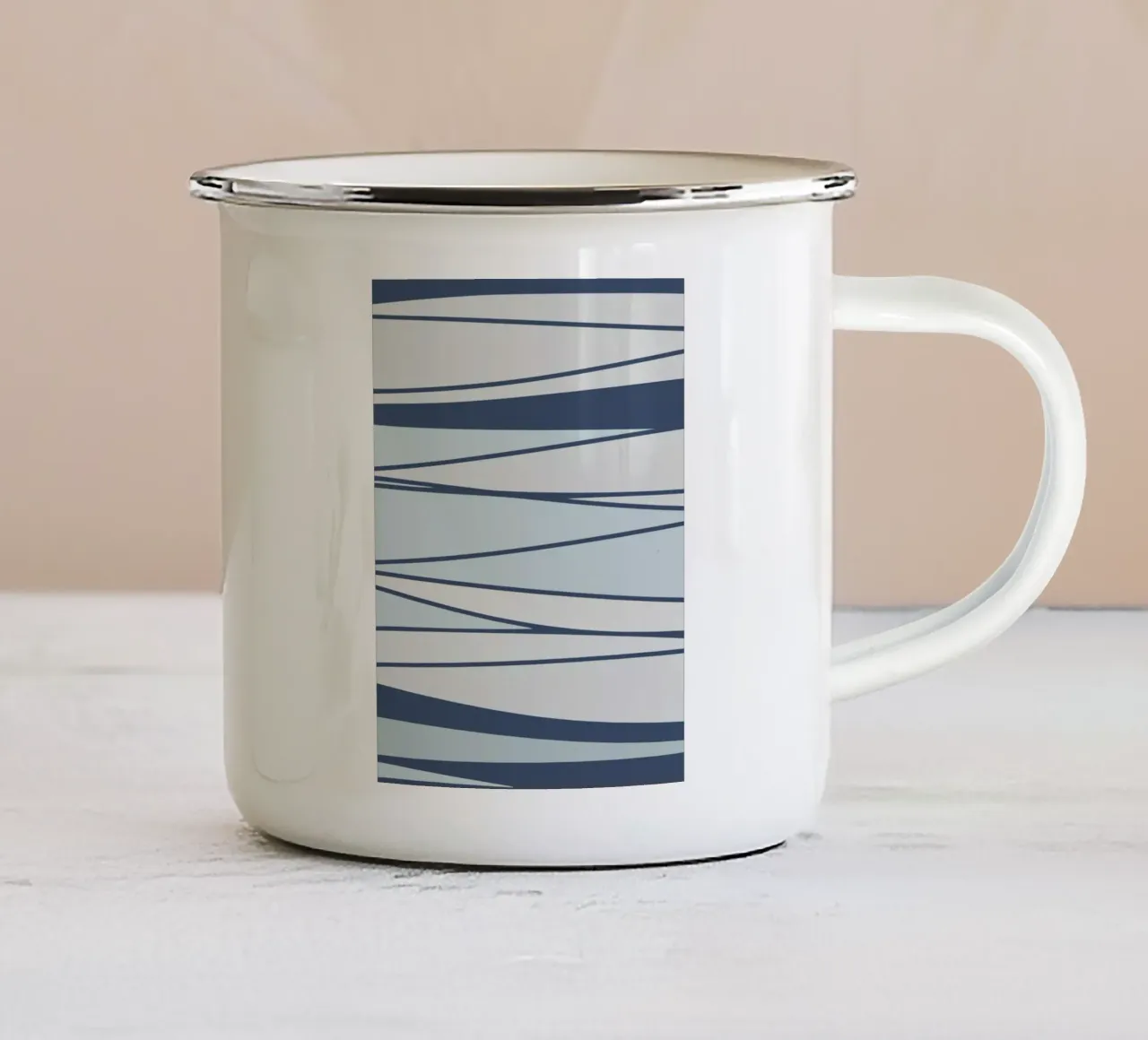 Blues tazza in smalto da Little Dean