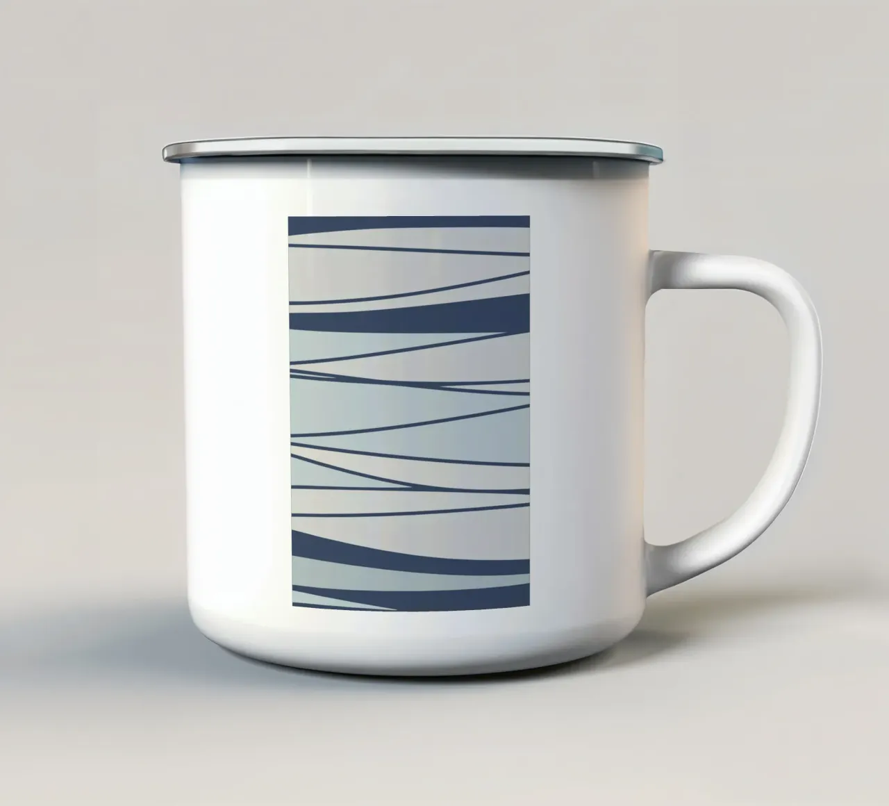 Blues tazza in smalto da Little Dean