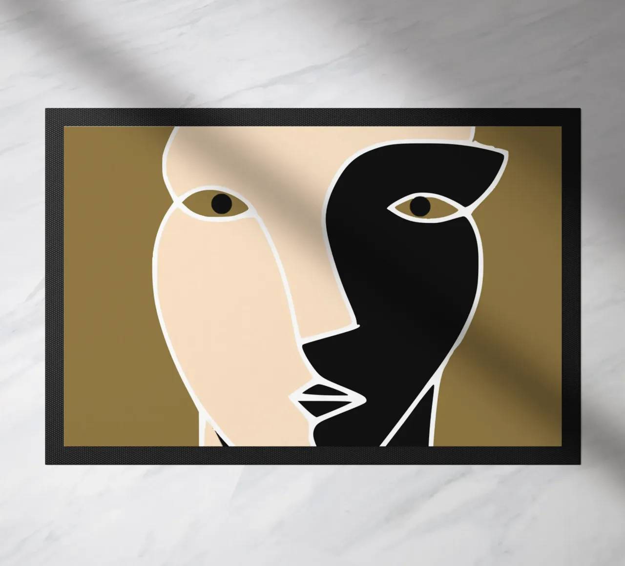 Pumpenseite Fußmatte von Little Dean