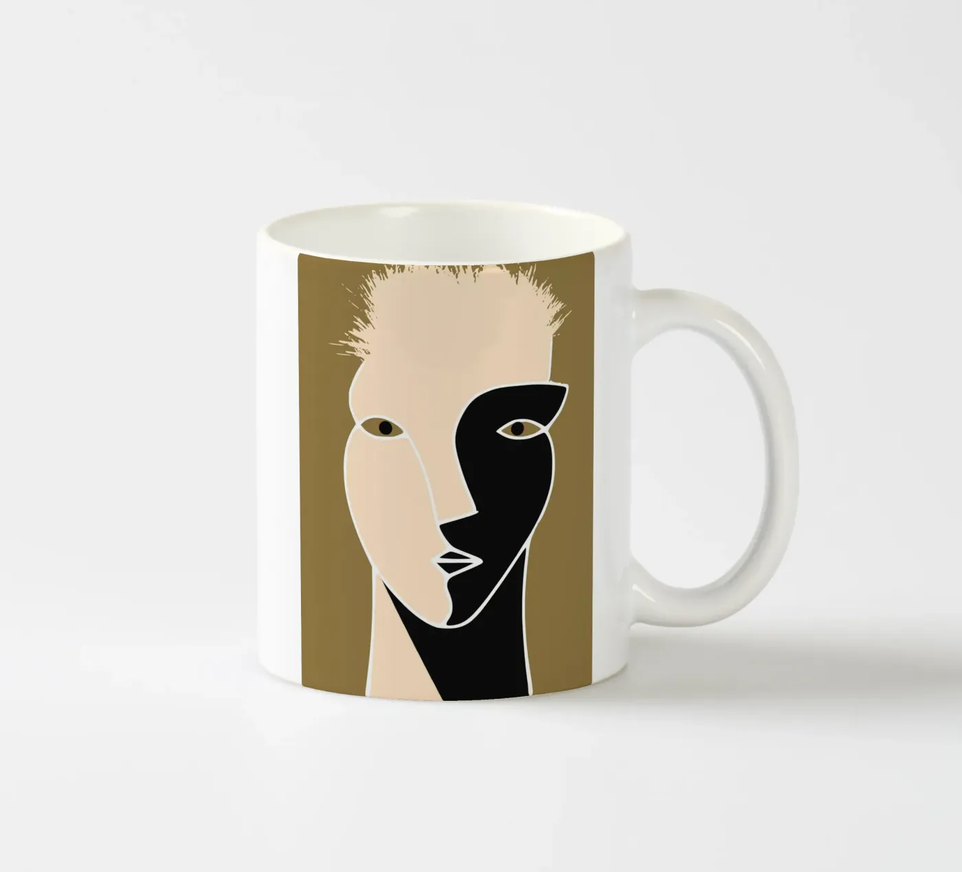 Pump face Keramik Tasse von Little Dean