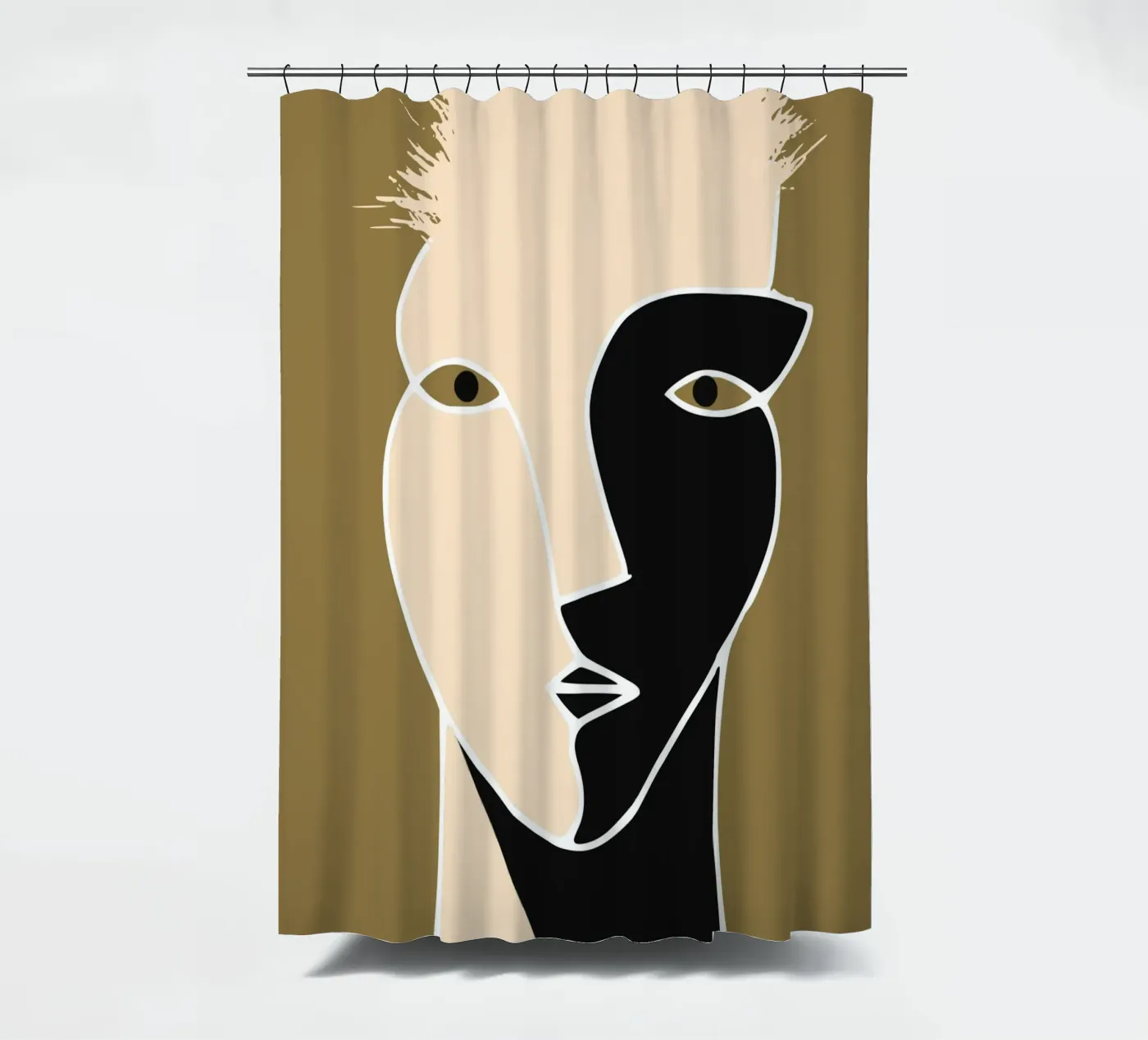 Pumpenseite Duschvorhang von Little Dean