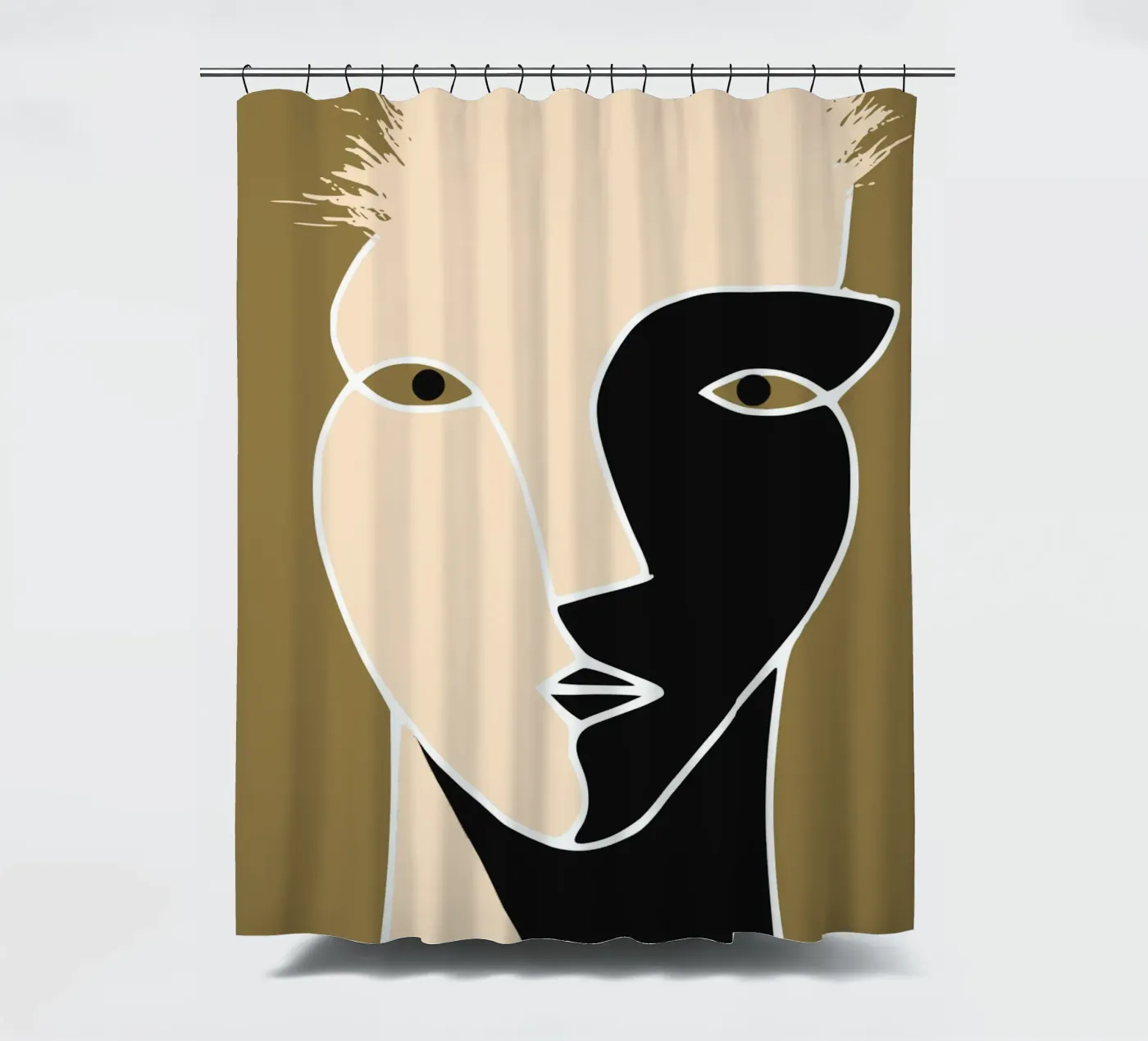 Pumpenseite Duschvorhang von Little Dean