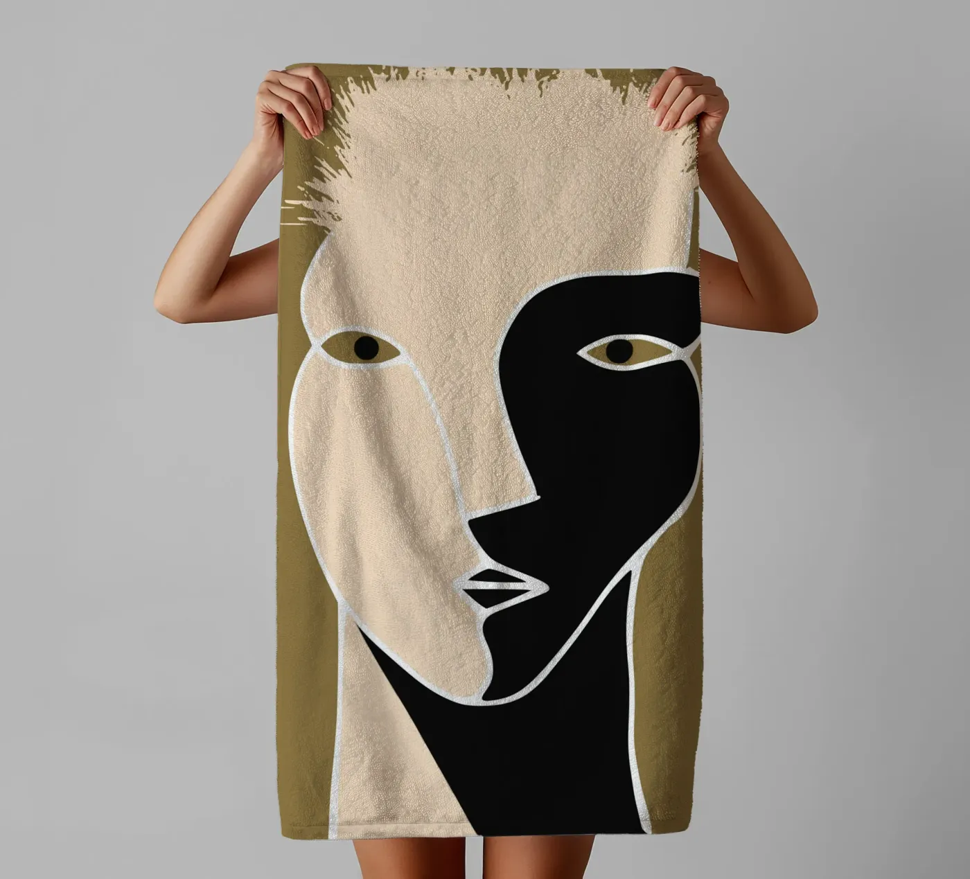 Pomp voorkant badhanddoek van Little Dean