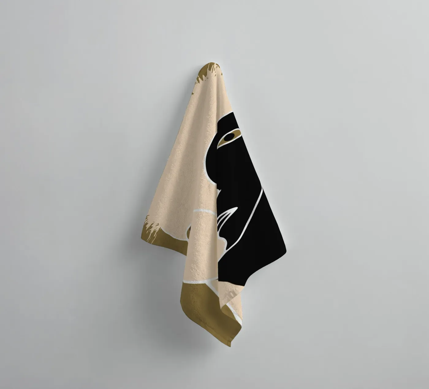 Pomp voorkant badhanddoek van Little Dean