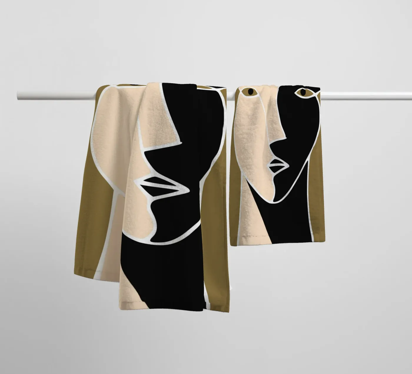 Pomp voorkant badhanddoek van Little Dean