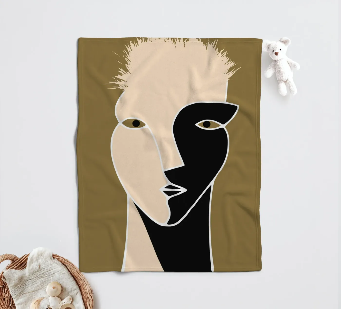 Face de la pompe plaid polaire de Little Dean